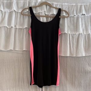 Silence + Noise UO Black and Pink Bodysuit